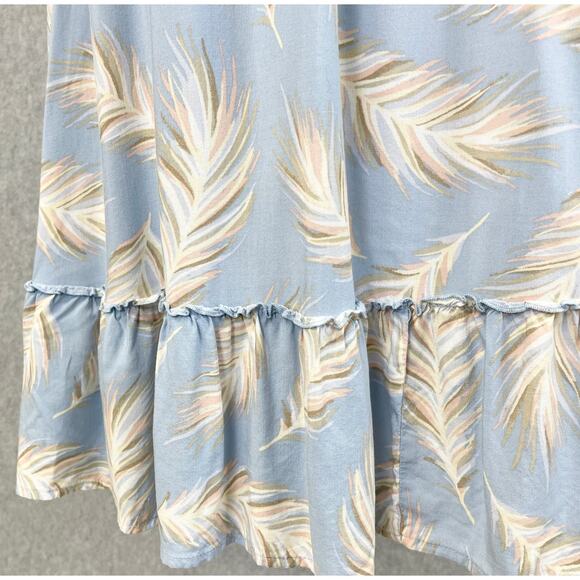 Torrid Challis Shirred Dress Womens Medium Cottagecore Beachy Feminine Flirty - Picture 5 of 11